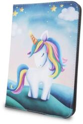 Univerzális tablet könyvtok, mintás, 9"-10", Unicorn