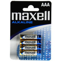 Maxell Elem AAA mikro LR03 alkaline 4 db/csomag, Maxell (723671.04.EU)
