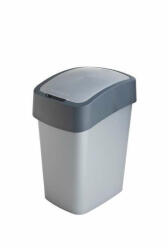 Keter Szemetes kuka billenő fedéllel műanyag 25 literes Curver ezüst/szürke (186157)