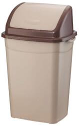 PLANET Szemetes kuka billenő fedéllel műanyag 26 literes barna UP120P (UP120P) - web24