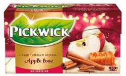 Pickwick Gyümölcstea, 20x1, 75 g, PICKWICK "Fruit Fusion", Apple Love (KHK1132) - jatekotthon
