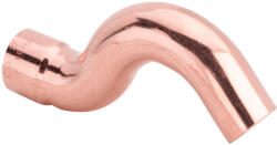 VIEGA 95086 forrasztható réz félkerülő idom, 1 tokos, 15mm (102012)