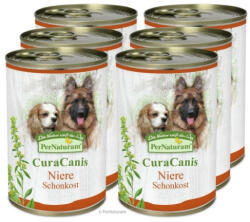  PerNaturam CuraCanis® 100% természetes kutyaeledel Vese problémákkal küzdő kutyáknak 6 x 400g