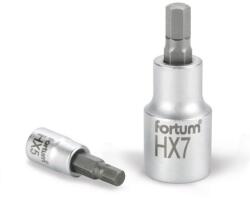 Fortum bitdugófej, imbusz, 1/4", 61CrV5/S2, mattkróm; 6mm (HX6) (4701606) - szerszamshop24