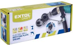 Extol adapter klt. fúrógéphez, lemezvágó fej, 1/4" hatszög befogás (913650)