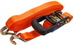 EXTOL PREMIUM 5 év rakományrögzítő gurtni, kampós, max. 2000kg; 8m×35mm, EN12195-2, TÜV/GS (8861143)