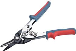 EXTOL PREMIUM 5 év lemezvágó olló, egyenes- és íves vágáshoz, 255mm, CV. , áttételes, kétszínű, múanyag nyél (48100)