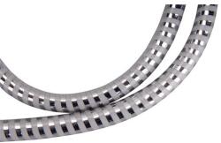 VIKING zuhanytömlő, ezüst/fekete, PVC; 1, 5m (630228)