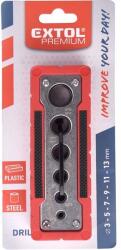 Extol fúróvezető sablon (fúrósablon) fúrószárakhoz, 6 méret: 3-13 mm (8801921) - szerszamshop24