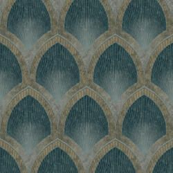 GALERIE Geometriai mintás zöld színárnyalatú vlies tapéta Special FX2/Galerie G68085 (G68085)