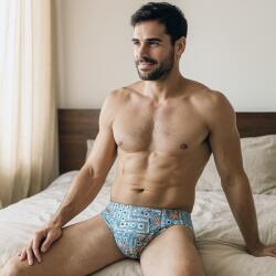 SmithBoxer Azték mintás slip, M-XXL méretig 4