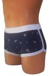 SmithBoxer Horgony mintás stretch alsónadrág, csípő fazon XL