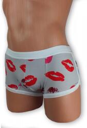 SmithBoxer Csók mintás stretch alsónadrág, csípő fazon