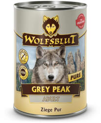 Wolfsblut Grey Peak Pure Adult Kecskehús Konzerv nedves kutyatáp 395 g - zoonet