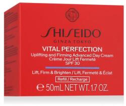 Shiseido Vital Perfection Uplifting & Firming Advanced Day Cream SPF30 nappali arckrém minden bőrtípus Refill 50 ml nőknek