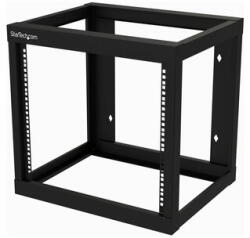 StarTech - 2 oszlopos, 9U magas, nagy teherbírású, falra szerelhető hálózati rack, 19" - RK919WALLO (TÚLMÉRETES ÁRU) (RK919WALLO)