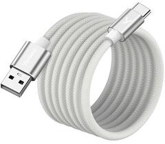 YENKEE YCU 04 WH USB-A - USB-C mágneses kábel, fehér (37000951)