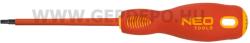 NEO TOOLS TOOLS csavarhúzó szigetelt, 1000V, T25 x 125mm (04-074)