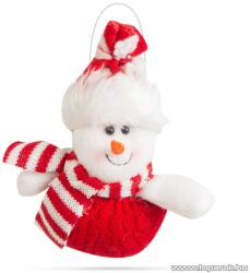  Karácsonyi felakasztható dekor hóember, 14 x 16 cm (58261A)