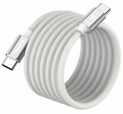 YENKEE YCU 02 WH USB-C mágneses kábel, fehér (37000587)