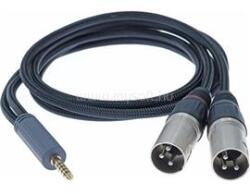IFI Jack 4, 4mm -> 2db XLR M/M audio kábel fekete Standard Edition (4.4_TO_XLR_SE) (4.4_TO_XLR_SE)