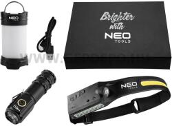 NEO TOOLS 3 részes kempinglámpa készlet (99-132)