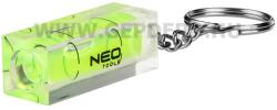 NEO TOOLS TOOLS vízmérték libella, kulcstartón (71-225)