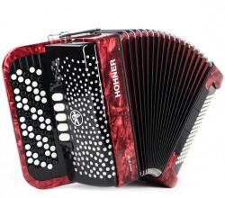 Hohner Nova III 96 red, B-stepped