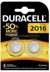 Duracell DL 2016 lítium gombelem 2db/bliszter (10PP040030) (10PP040030)