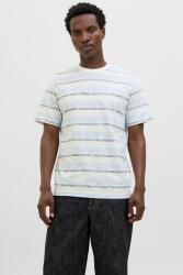 JACK & JONES Jack & Jones, Csíkos póló, Világoskék, L (12268437-CLOUD-DANCER-L)