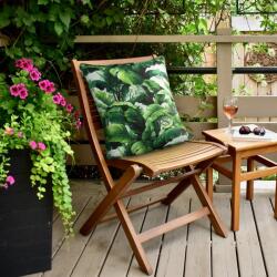 Eurofirany GARDEN6 párnahuzat kertbe és teraszra vízálló anyagból 45x45 cm levélnyomattal (452222)