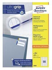 AVERY 3668 52, 5×21, 2mm univerzális 5600db-os etikett (AVERY_3668) (AVERY_3668)