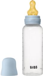 BIBS Anti-Colic Baby Bottle Latex antikólikás cumisüveg kaucsuk cumival Baby Blue 270 ml