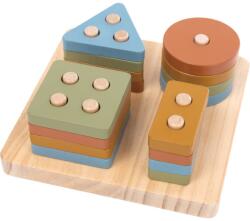 2Kids Toys Colourful Shape Sorter interaktív formaberakó játék 12m+ 17 db