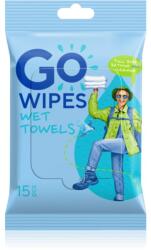 Go Wipes Wet Towels frissítő nedves törlőkendők 26x20 cm 15 db - notino - 520 Ft