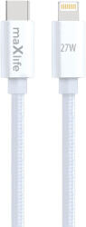 Maxlife USB-C - Lightning Maxlife MXUC-12 kábel 2, 0 m 27W fehér