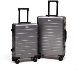 ROWEX Aluvision 2 az 1-ben extra tartós bőrönd TSA zárral szürke (4322/SED)