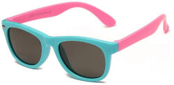 Techsuit - Polarizált napszemüveg (8306-C32) - babáknak, négyzet alakú - kék/rózsaszín