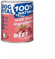 DOG VITAL konzerv 100% Natural Soft Paté Beef - marha 400g - grandopet