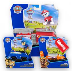 Starpak OFERTĂ: Patrula căţeluşilor vehicule de bază Marshall + Chase + Zuma Gratuit (AS_6071209_6071210_6071225) Figurina