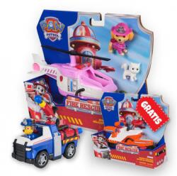Starpak OFERTĂ: Patrula căţeluşilor Vehicule Fire Rescue Skye + Chase + Zuma Gratuit (AS_6072661_6072641_6072684) Figurina