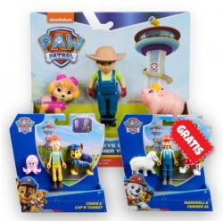 Starpak OFERTĂ: Patrula căţeluşilor Yumi și Skye + Chase și Căpitanul Horațio Turbot + Marshall și Fermierul Al Gratuit (AS_6070750_6072992_6072994) Figurina