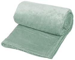 Welora Kényelmes téli takaró sherpa-hatású belsővel, 200x150 cm, zöld (JM1228376)