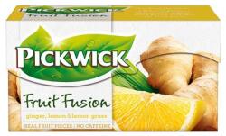 Pickwick Gyümölcstea, 20x2 g, PICKWICK "Fruit Fusion", gyömbér-citrom (KHK1131) - webpapir