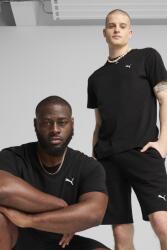 PUMA Puma, Pamutpóló hímzett logóval, Fekete, XL (682538-01-XL)