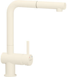 SCHOCK Schock Epos konyhai csaptelep Cristadur Magnolia kihúzható fejjel, gránit hatás, kerámiabetét, krémfehér (540127MAGN)