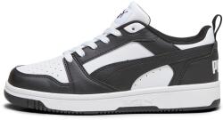 PUMA Puma, Rebound V6 műbőr sneaker, Fehér, Fekete, 37.5 EU (393833-01-4.5)