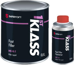 1st KLASS Gyors akril töltőalapozó edzővel 4: 1 /Szürke/ - 1st KLASS (0, 8L + 0, 2L)