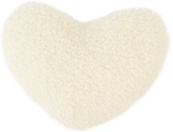 Kampol merinógyapjú párna 30x30cm szív alakú krémszínű (2354311)