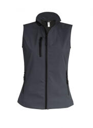 Kariban Női Kariban KA404 Ladies' Softshell Bodywarmer -3XL, Titanium